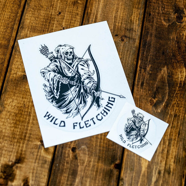 Wild Fletching Die Cut Stickers
